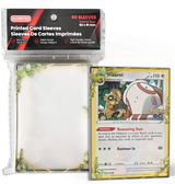ER SOFT BORDERED CARD SLEEVES LEAF GROVE FRAME 60PK (Special Order)