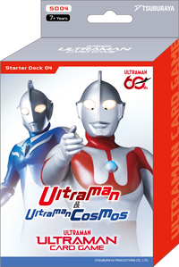 ULTRAMAN CG STARTER DECK 04 SD04 ULTRAMAN & ULTRAMAN COSMOS 6CT DISPLAY (Special Order)