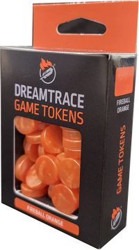 DREAMTRACE GAMING TOKENS: FIREBALL ORANGE (Special Order)