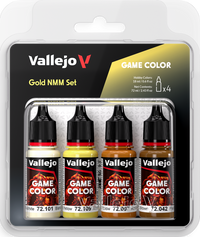 VALLEJO: GAME COLOR SET GOLD NON METALLIC METAL (Special Order)