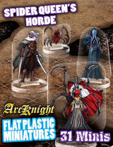 FLAT PLASTIC MINIATURES: SPIDER QUEEN'S HORDE (Special Order)