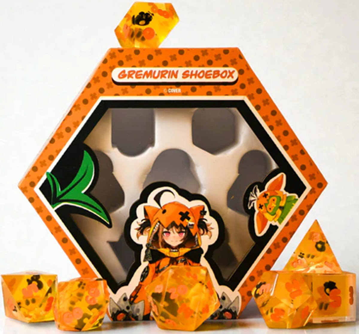 GIGI MURIN SHARP EDGE RESIN DICE SET (Pre-Order)