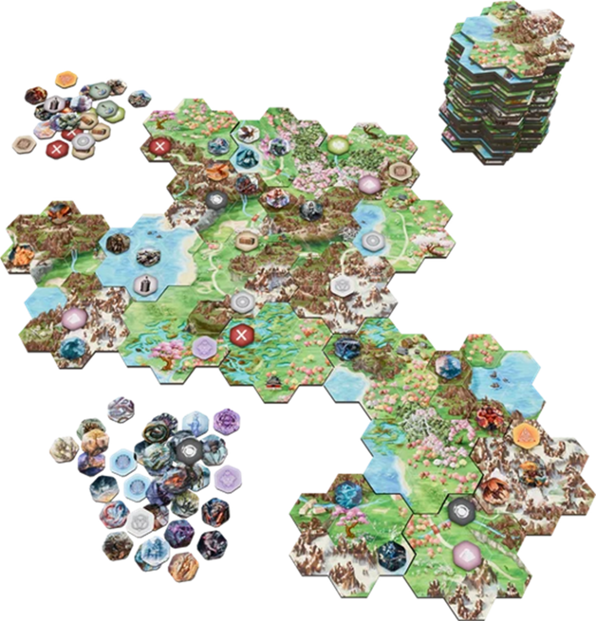 HEXPLORE IT: THE MOUNTAINS OF GODAI ISHIDAN MAP PACK (Pre-Order)
