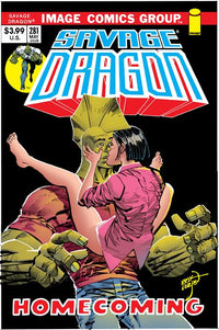 SAVAGE DRAGON #281 CVR B ERIK LARSEN 70S TRADE DRESS VAR (MR) (Special Order)