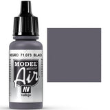 VALLEJO: MODEL AIR BLACK METALLIC (17ML) (Special Order)