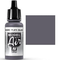 VALLEJO: MODEL AIR BLACK METALLIC (17ML) (Special Order)