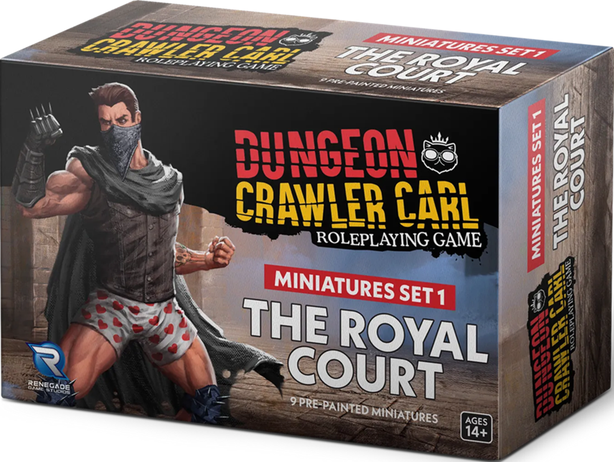 DUNGEON CRAWLER CARL RPG MINIS - THE ROYAL COURT (Pre-Order)