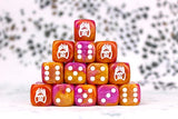 CONQUEST: OLD DOMINION PURPLE AND GOLD DICE SET (Special Order)