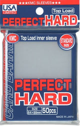 KMC PERFECT FIT HARD CLEAR SLEEVES 50CT (Special Order)