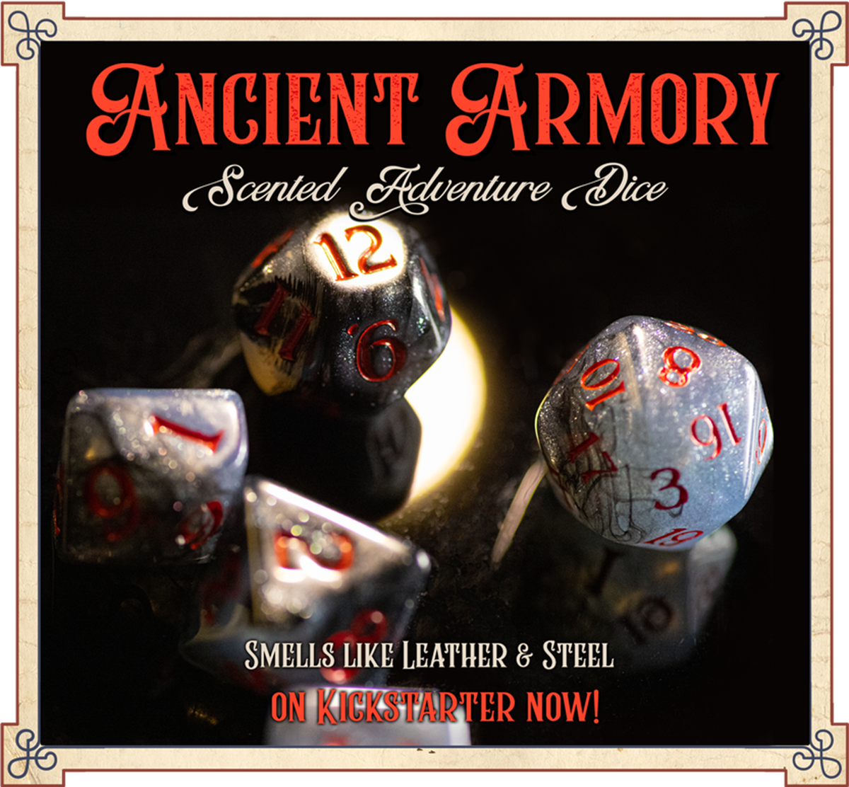 SCENTED DICE ANCIENT ARMORY (Pre-Order)
