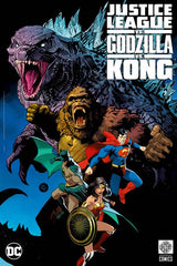 Z JL VS GODZILLA VS KONG  LED ACETATE POSTER (NET) (Special Order)