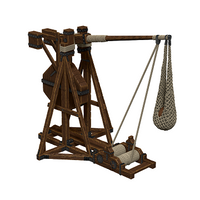 WIZKIDS 4D SETTINGS WAR MACHINES TREBUCHET (Special Order)
