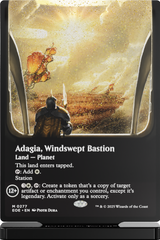 GATHERERS TAVERN MTG EDGE OF ETERNITIES SLABS ADAGIA, WINDSWEPT BASTION SLAB STANDEE (Special Order)