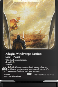 GATHERERS TAVERN MTG EDGE OF ETERNITIES SLABS ADAGIA, WINDSWEPT BASTION SLAB STANDEE (Special Order)