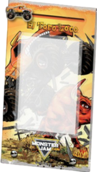 MONSTER JAM UNLEASHING MANIA ACRYLIC CARD FRAME - EL TOROLOCO (Pre-Order)