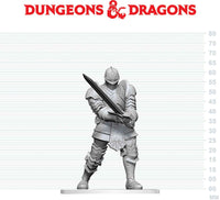 DND UNPAINTED MINIS WV31 RED KNIGHT GUARDIAN GOLEM (Pre-Order)