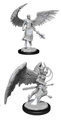 DND UNPAINTED MINIS WV13 DEVA AND ERINYES (Special Order)