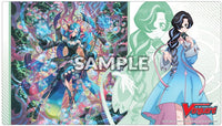 BUSHI SUPPLIES RUBBER PLAYMAT VOL. 20 CFV DIVINEZ PARALLACTIC CLASH DESIGN B: KURUMI & ZENITH (Special Order)