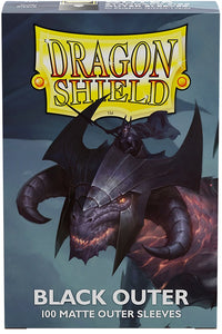 DRAGON SHIELD STANDARD SLEEVES OUTER MATTE BLACK (Special Order)