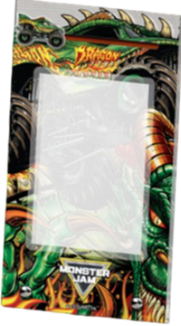 MONSTER JAM UNLEASHING MANIA ACRYLIC CARD FRAME - DRAGON (Pre-Order)