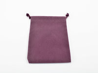 SUEDECLOTH DICE BAG - SMALL PURPLE (Special Order)