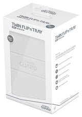 UG TWIN FLIP N TRAY DECK CASE MONOCOLOR WHITE 160+ (Special Order)