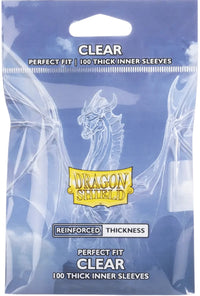 DRAGON SHIELD SLEEVES PERFECT FIT THICK INNER CLEAR (Special Order)
