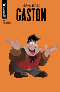 DISNEY VILLAINS: GASTON #3 CVR B ANIMATION ART (Special Order)