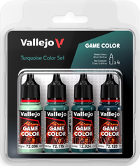 VALLEJO: GAME COLOR SET TURQUOISE (Special Order)