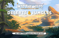 INTO THE WILDS BATTLEMAP BOOKS: DESERTS AND JUNGLES (Special Order)