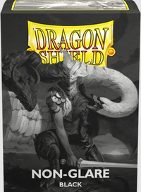 DRAGON SHIELD SLEEVES MATTE BLACK V2 NON-GLARE (Special Order)