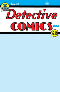 DETECTIVE COMICS #40 FACSIMILE EDITION BLANK (Special Order)