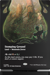 GATHERERS TAVERN MTG EDGE OF ETERNITIES SLABS STOMPING GROUND SLAB STANDEE (Special Order)