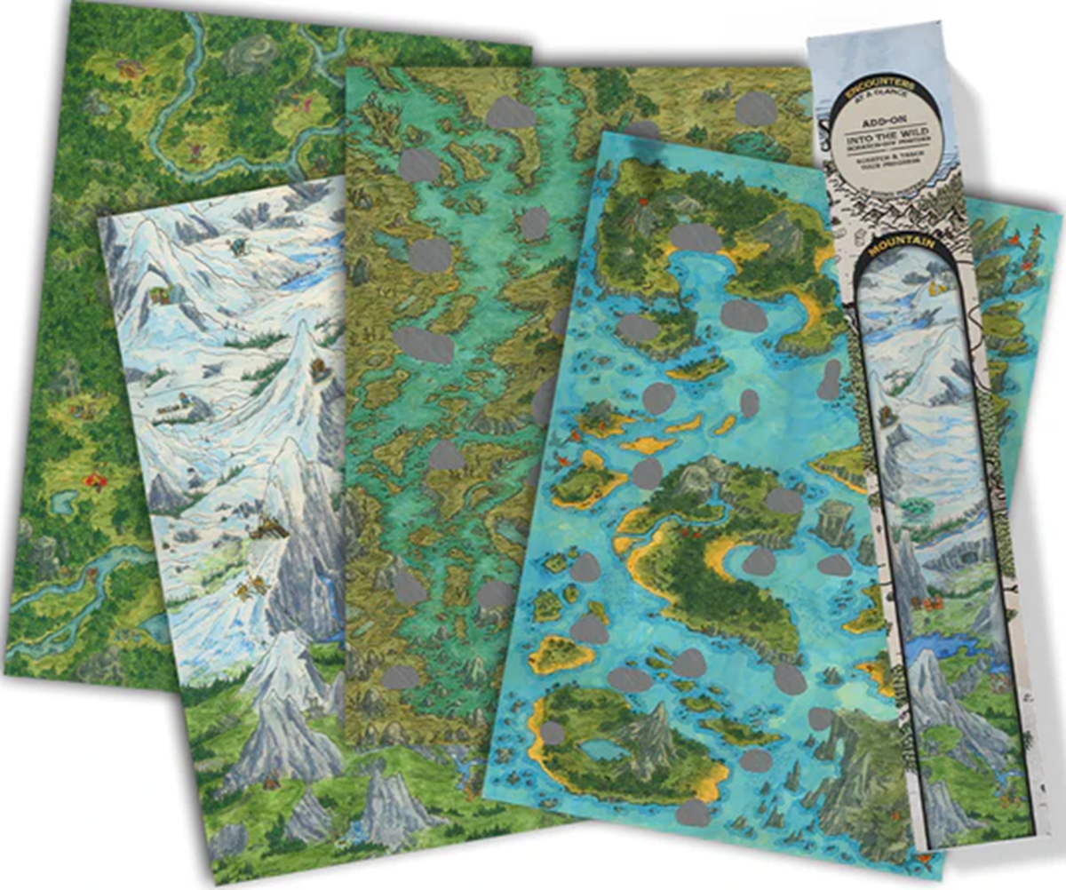 ENCOUNTERS AT A GLANCE: INTO THE WILD BIOME POSTER SET SCRATCH-OFF EDITION (Pre-Order)