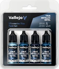 VALLEJO: TRUE METALLIC METAL ULTRAMARINE BLUE PAINT SET (Pre-Order)