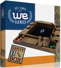SHUT THE BOX, 4-PLAYER, WOOD (Special Order)