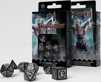 BLOODSUCKER BLACK AND SILVER DICE SET (Special Order)