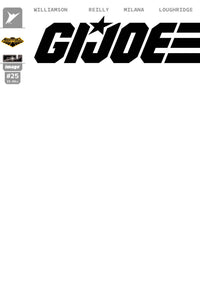 GI JOE #25 CVR H NIGHT FORCE BLANK SKETCH VARIANT (Special Order)