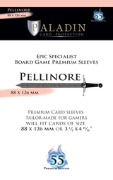 B&D PALADIN PREMIUM SLEEVES EPIC SPECIALIST PELLINORE 88MM X 126MM 55CT (Special Order)
