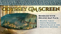 ODYSSEY OF THE DRAGONLORDS GM SCREEN W/ MAP (Special Order)