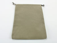 SUEDECLOTH DICE BAG - LARGE GREY (Special Order)
