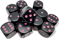 OPAQUE 12D6 BLACK/PINK 16MM (Special Order)
