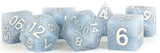 SILICONE 7 DICE SET RUBBER GLACIAL DEBRIS 16MM (Special Order)