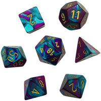 MINI GEMINI 7-DIE SET PURPLE-TEAL/GOLD (Special Order)