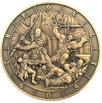 DICE COIN D10 BATTLE SCENE (Special Order)
