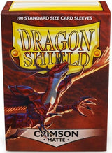 DRAGON SHIELD SLEEVES MATTE CRIMSON 100CT (Special Order)