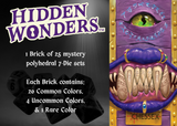 HIDDEN WONDERS BRICK OF 25 ASSORTED 7 DIE POLYHEDRAL SETS (Special Order)