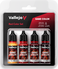 VALLEJO: GAME COLOR SET RED (Special Order)