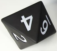 FOAM DICE D8 BLACK (Special Order)
