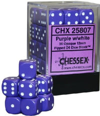OPAQUE 36D6 PURPLE/WHITE 12MM (Special Order)